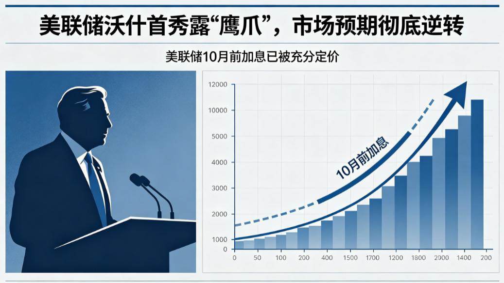 美联储转鹰，两年期美债收益率上行